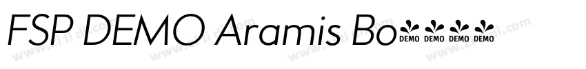 FSP DEMO Aramis Bo字体转换 FSP DEMO Aramis Bo字体转换